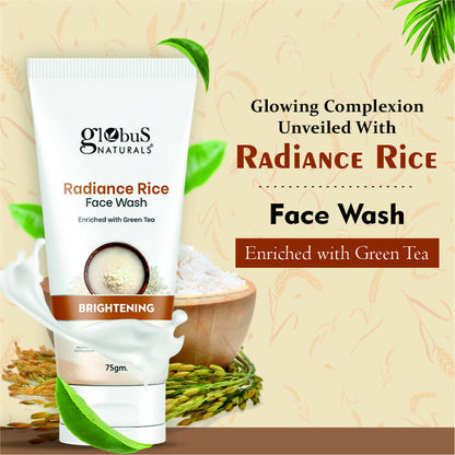 Globus Naturals Radiance Rice Face Wash