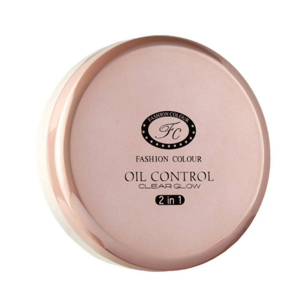 Fashion Colour Oil Control Clear Glow 2 in 1 Powder-Shade 03