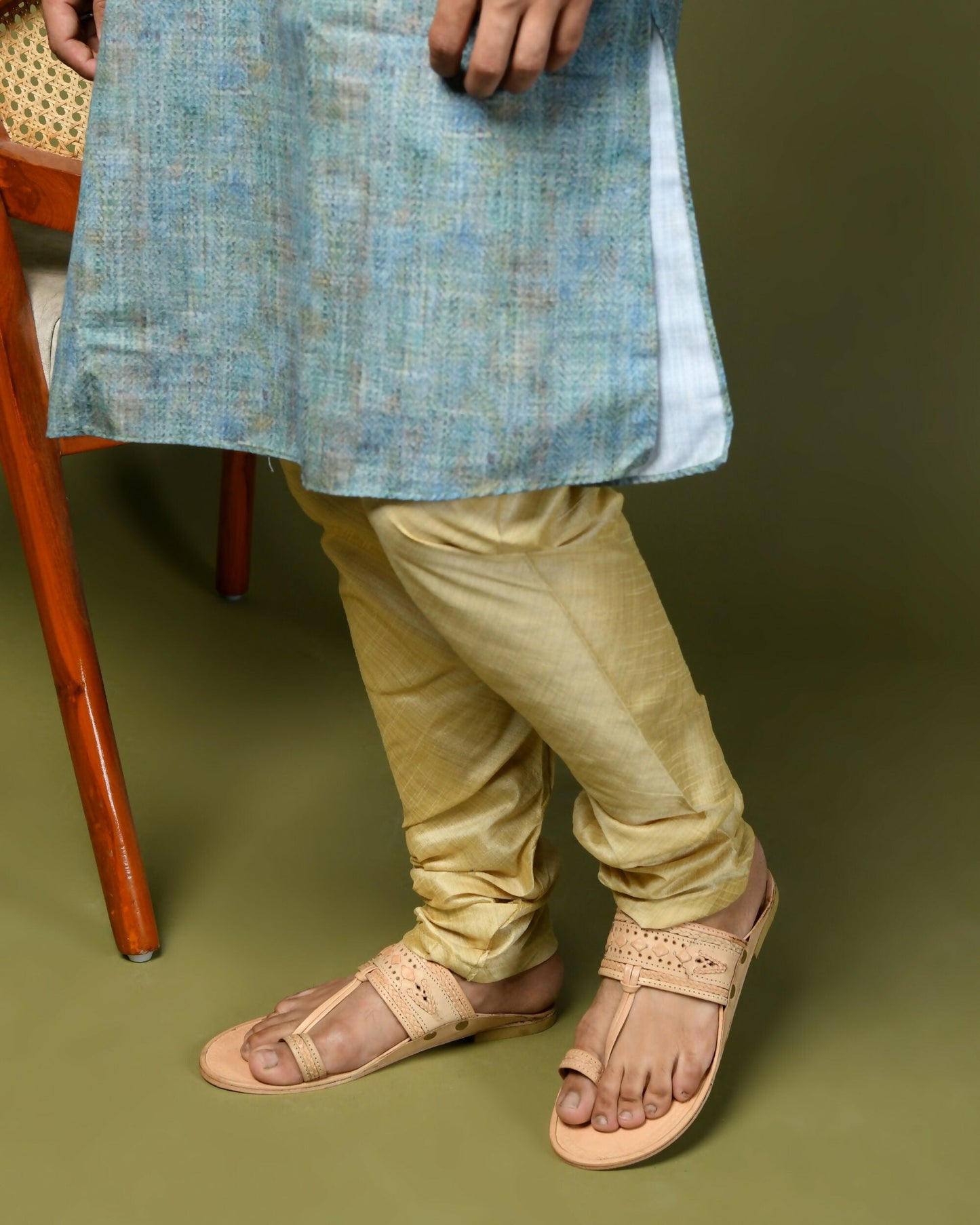 Stepsoft Natural Leather Kolhapuri Chappals For Men – Party & Ethnic Wear