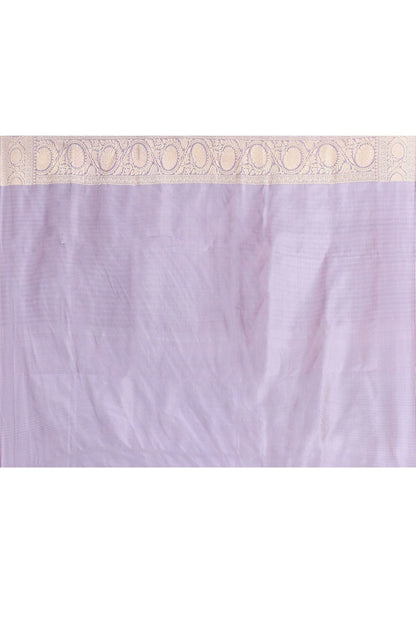 Joban Fashion Pea Green Pure Katan Pure Handloom Banarasi Silk Saree