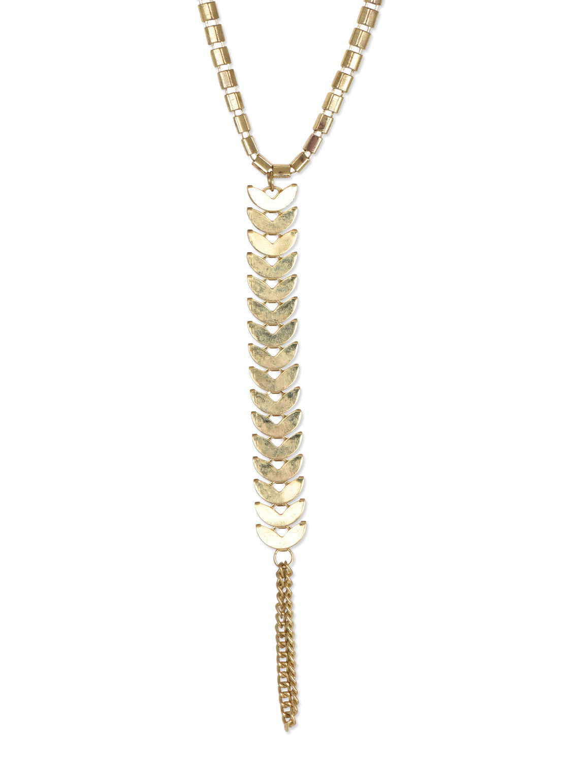 Gold-Polished Alloy Designer Hand Harness Bracelet - The Pari