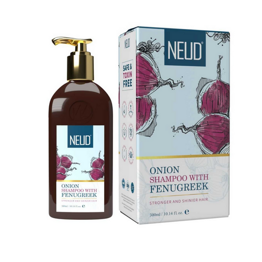 Neud Onion Hair Shampoo with Fenugreek for Men & Women