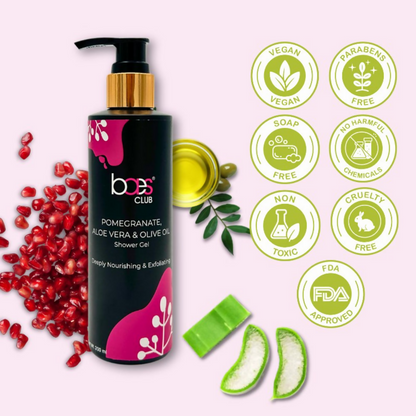Baes Club Deeply Nourishing & Exfoliating Shower Gel