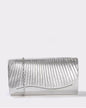 Joban Fashion Women Envelope Clutch With Chain Strap - Silver