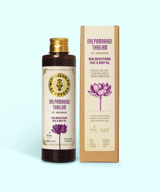 LocoKerala Nalpamaradi Thailam – Heritage Ayurveda Oil for Skin Toning