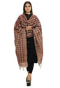 Mominos Fashion Moeza Handloom Cotton Maroon Dupatta