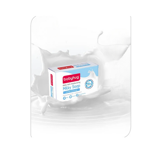 Babyhug Milk Protein Formula Daily Rich Moisturising Milky Soap